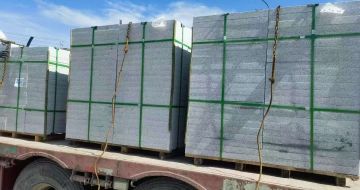 贺州 芝麻白花岗岩地铺石装车日常