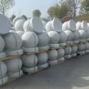贺州 白麻花岗岩石材圆球，石球，挡车球，隔离球，景观石球，风水球等