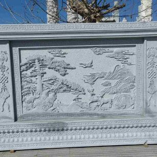贺州 芝麻白大型照壁，屏风，影壁