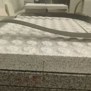 贺州 芝麻白花岗岩6.0公分荔枝面五轴加工雕刻盲点