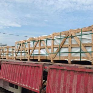 贺州 芝麻白花岗岩地铺石出口专车-泰国游