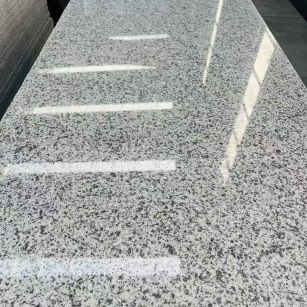 贺州 白麻花岗岩光面毛板