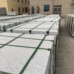 贺州 白麻花岗岩5.0公分荔枝面地铺石