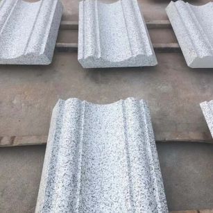 贺州 白麻花岗岩光面别墅线条