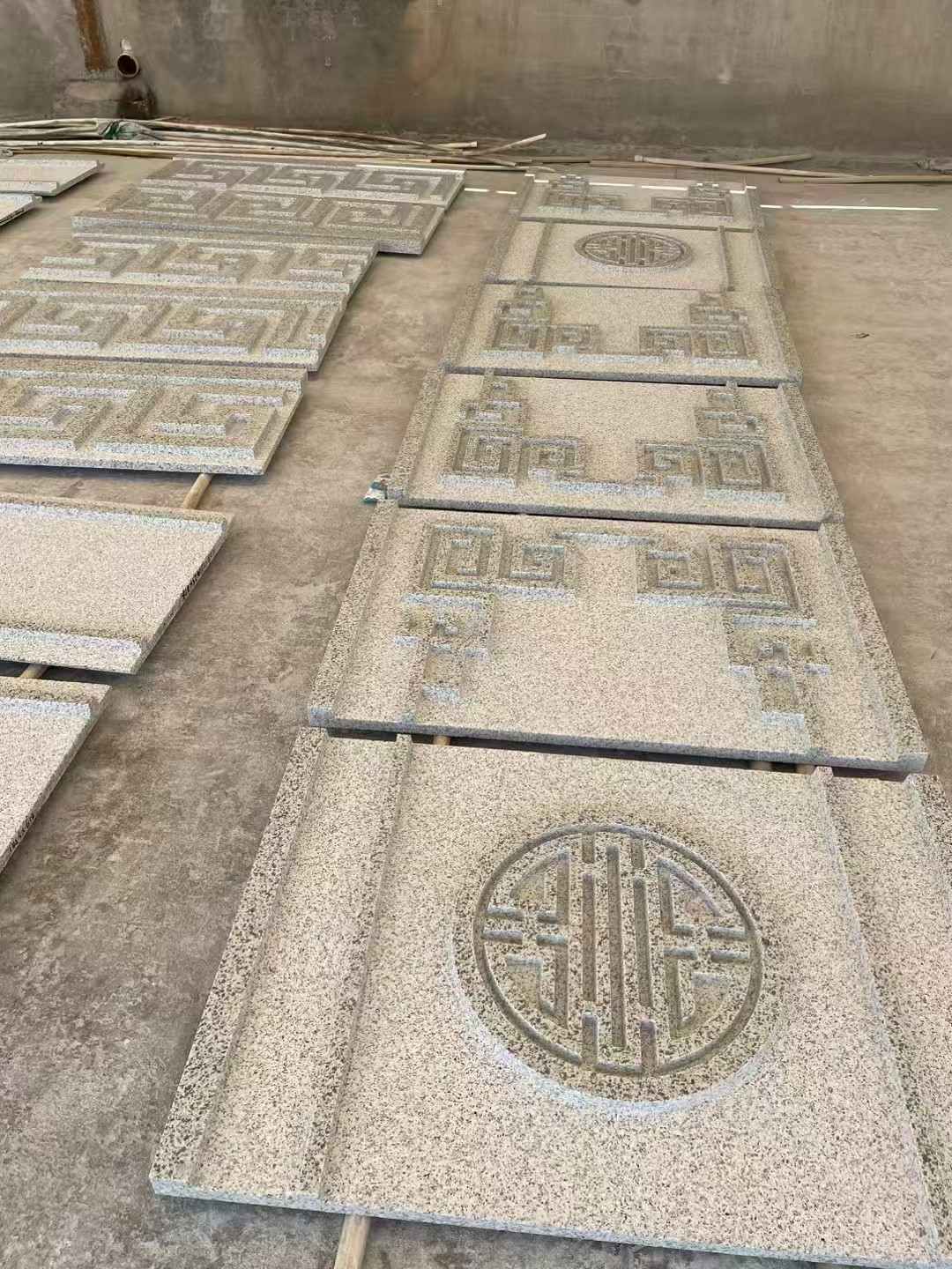 贺州 白麻花岗岩外墙立面雕刻板