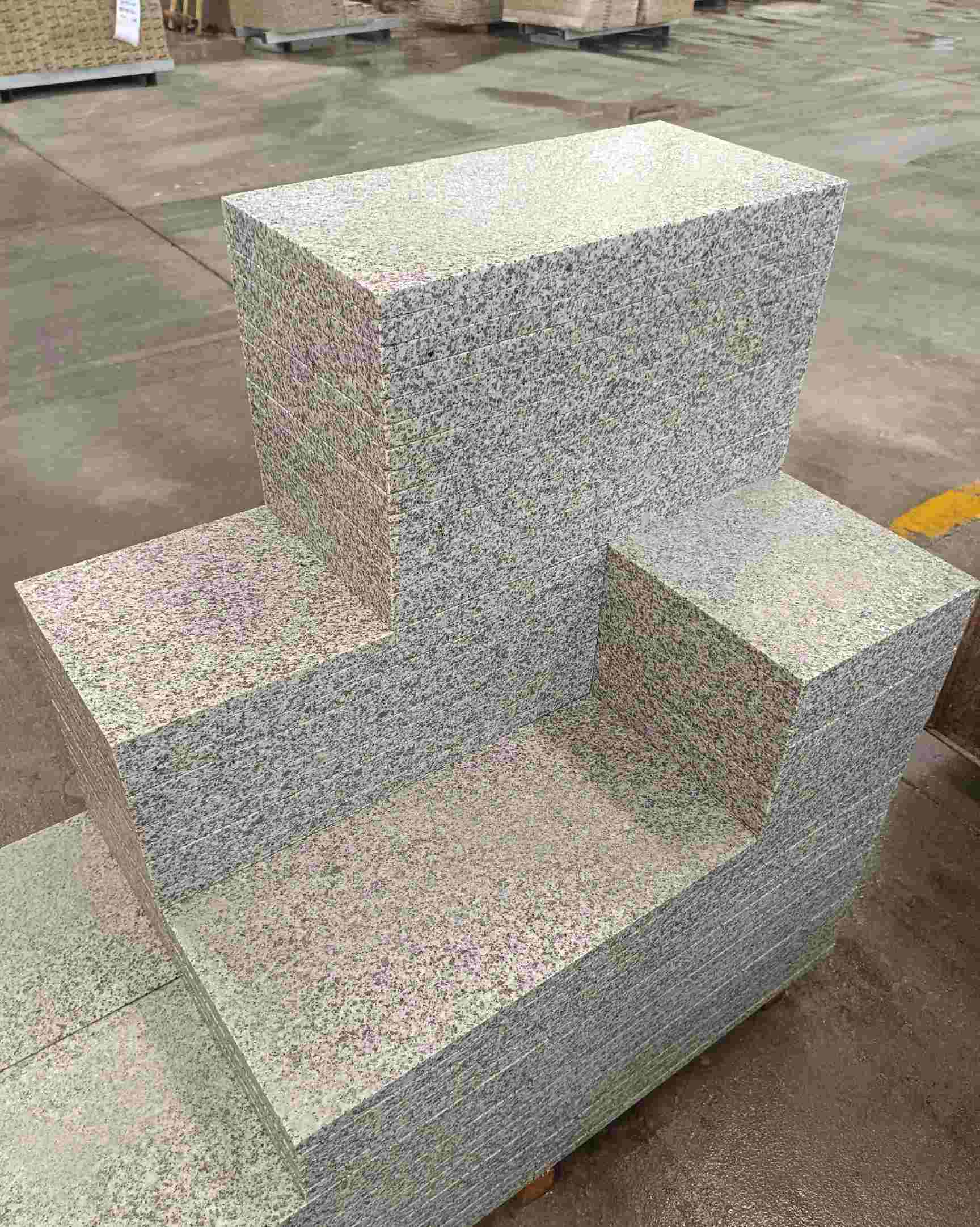 贺州 白麻花岗岩荔枝面地铺石