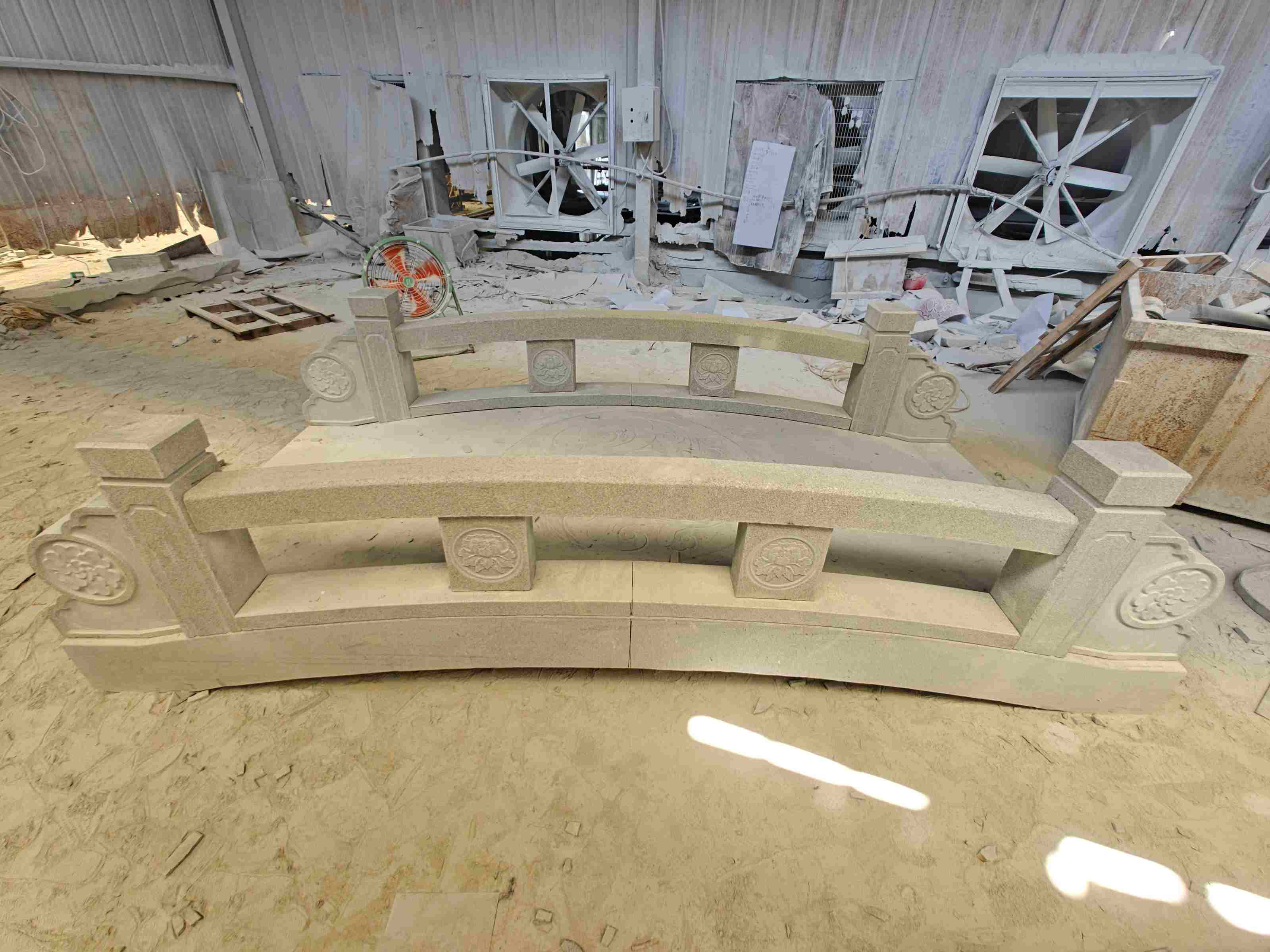 贺州 芝麻灰花岗岩异形加工-拱桥，石桥