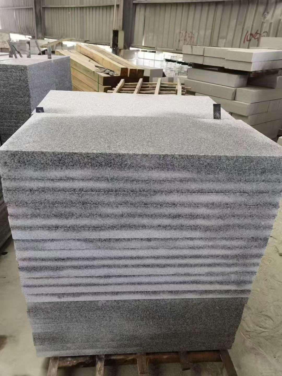 贺州 芝麻白5公分火烧地铺成品，900*400，规格可定制