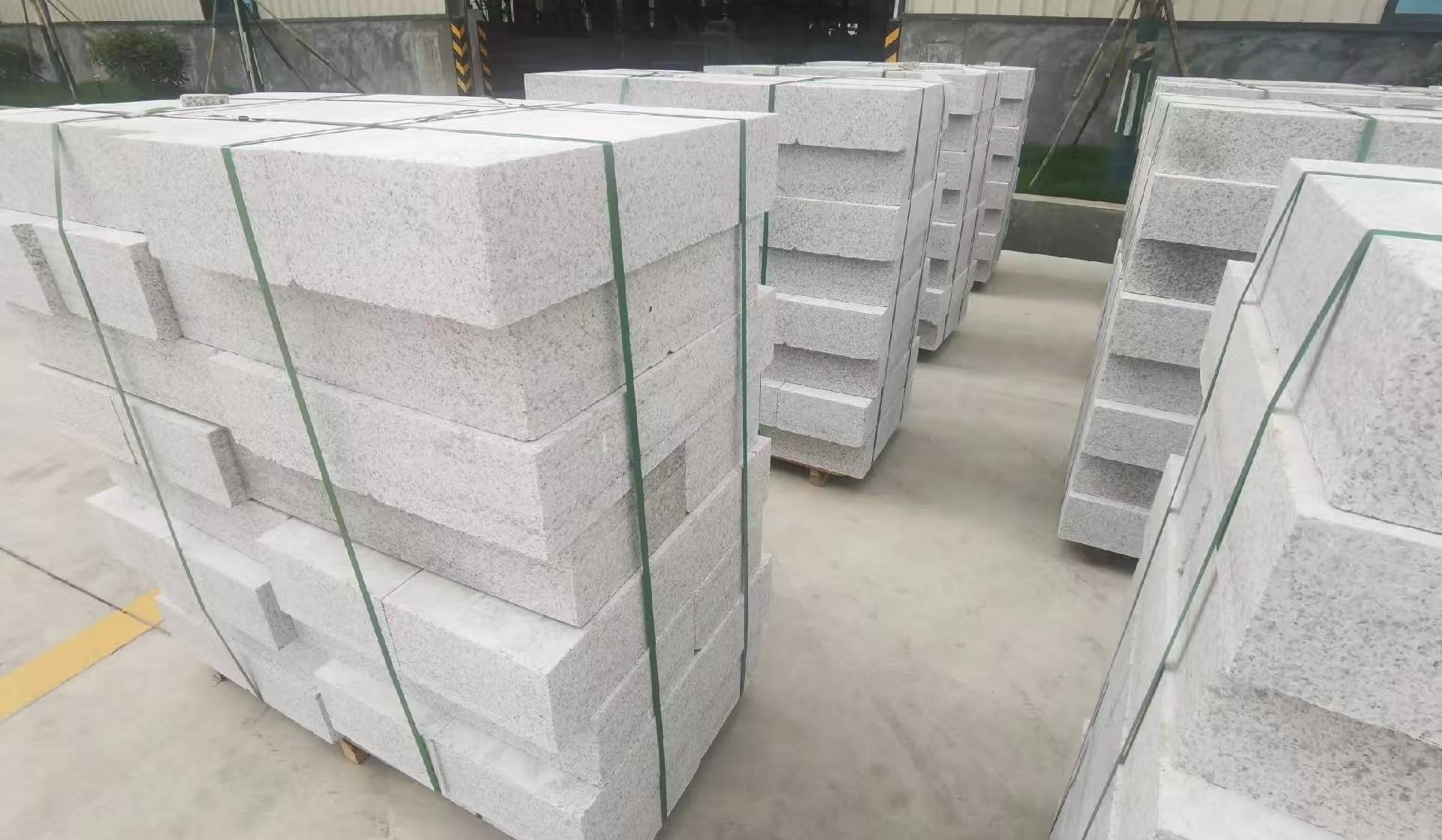 贺州 白麻花岗岩路沿石，立缘石，平缘石，路牙石，道牙石，马路牙子等